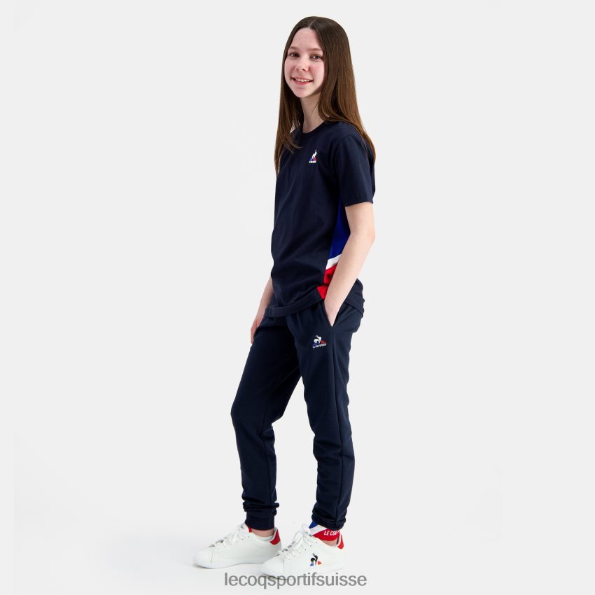 Le Coq Sportif pantalon bleu enfants N6N04V404 vêtements