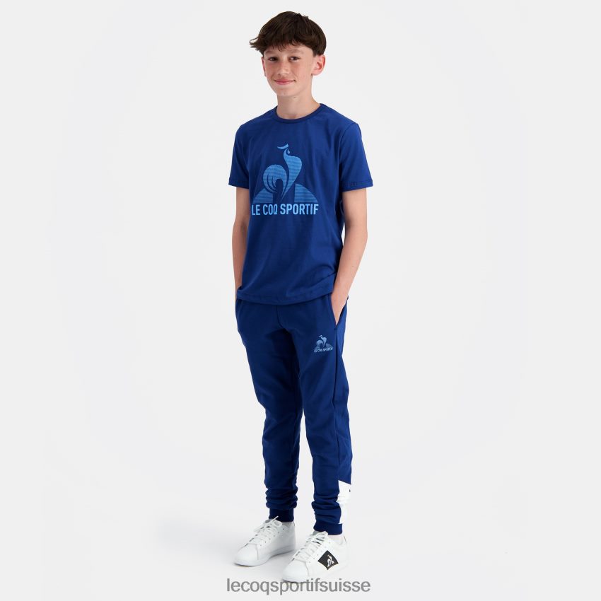 Le Coq Sportif pantalon bleu enfants N6N04V412 vêtements