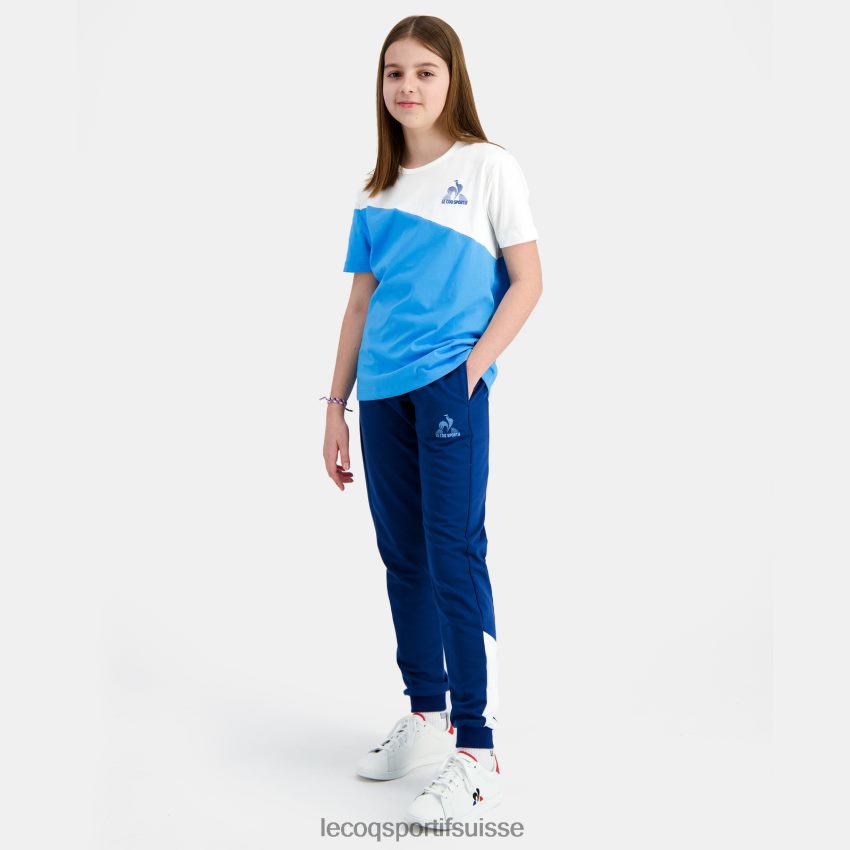 Le Coq Sportif pantalon bleu enfants N6N04V412 vêtements