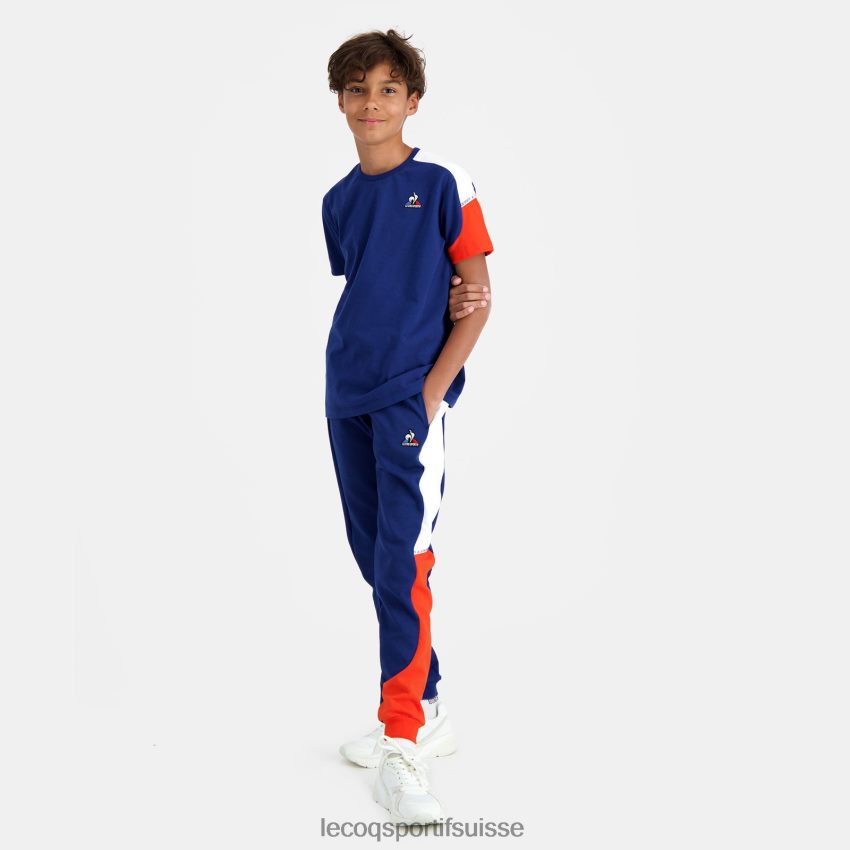 Le Coq Sportif pantalon bleu enfants N6N04V647 vêtements