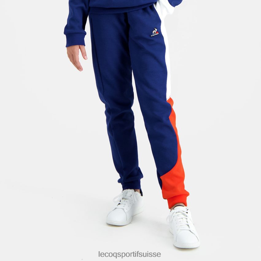 Le Coq Sportif pantalon bleu enfants N6N04V647 vêtements