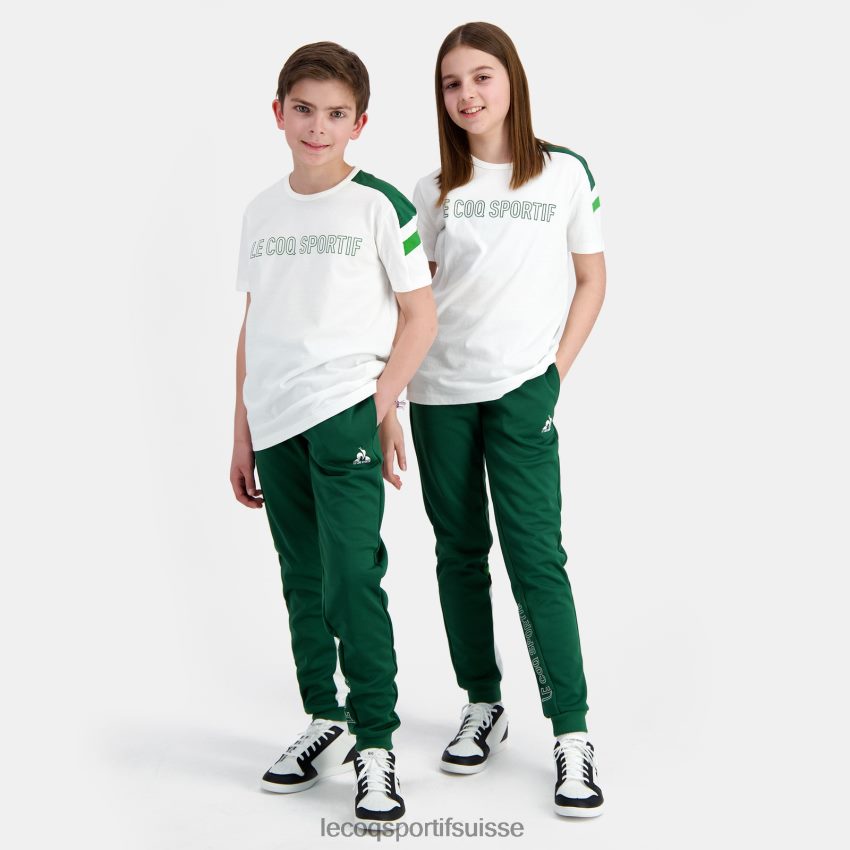 Le Coq Sportif pantalon vert enfants N6N04V406 vêtements