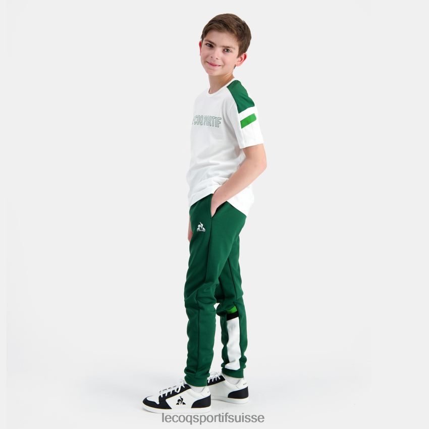 Le Coq Sportif pantalon vert enfants N6N04V406 vêtements