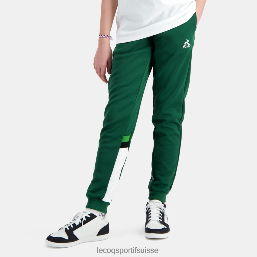 Le Coq Sportif pantalon vert enfants N6N04V406 vêtements