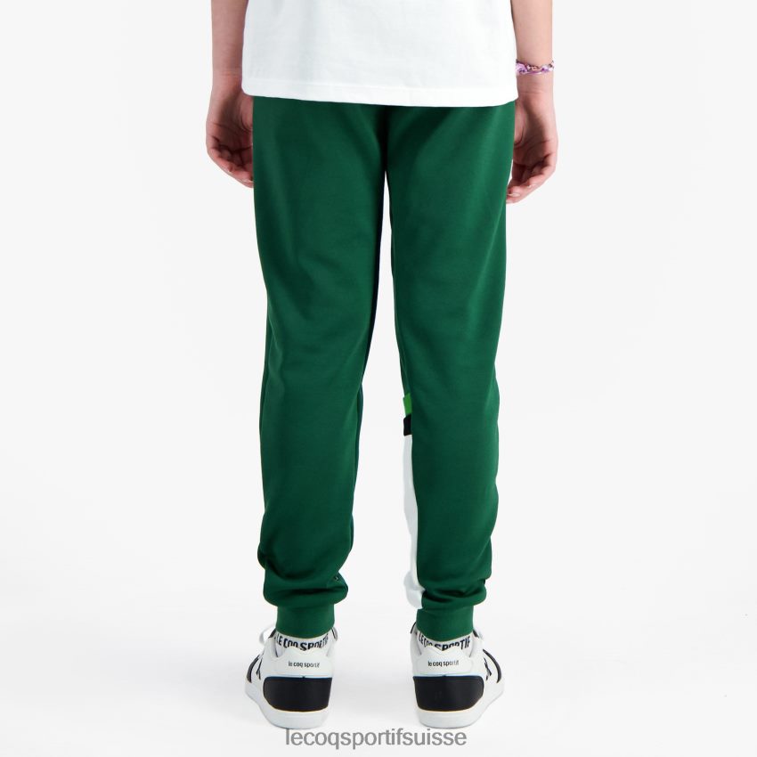 Le Coq Sportif pantalon vert enfants N6N04V406 vêtements
