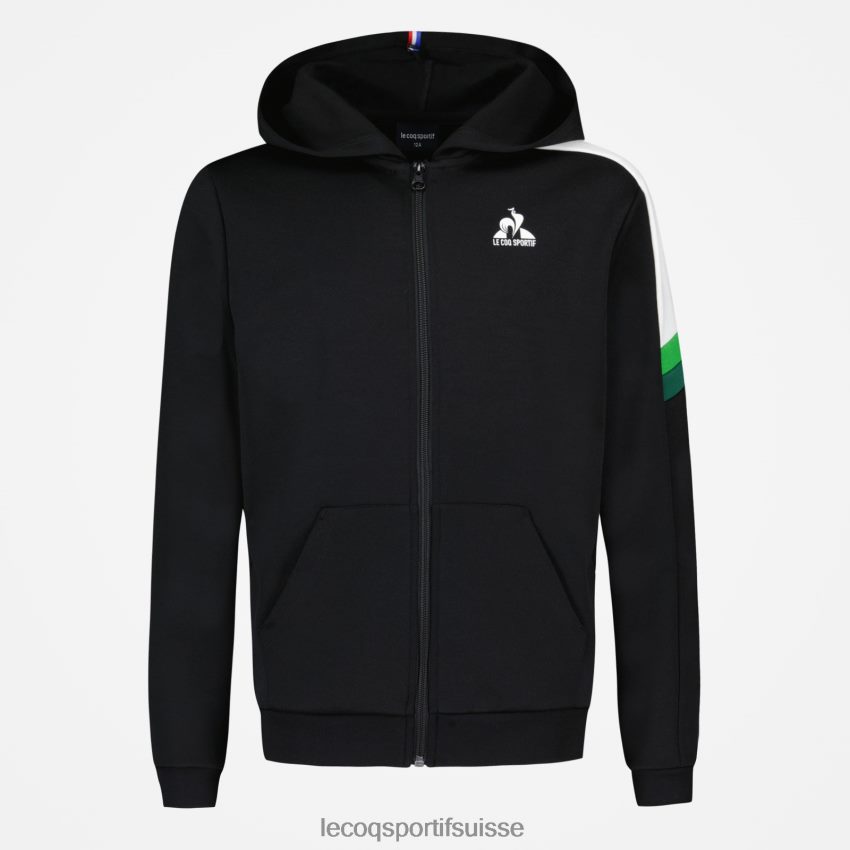 Le Coq Sportif sweat à capuche avec zip multicolore enfants N6N04V391 vêtements