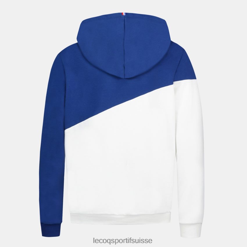 Le Coq Sportif sweat à capuche bleu enfants N6N04V395 vêtements