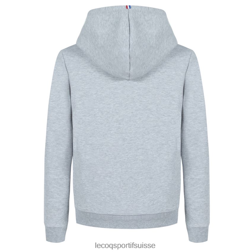 Le Coq Sportif sweat à capuche gris enfants N6N04V669 vêtements