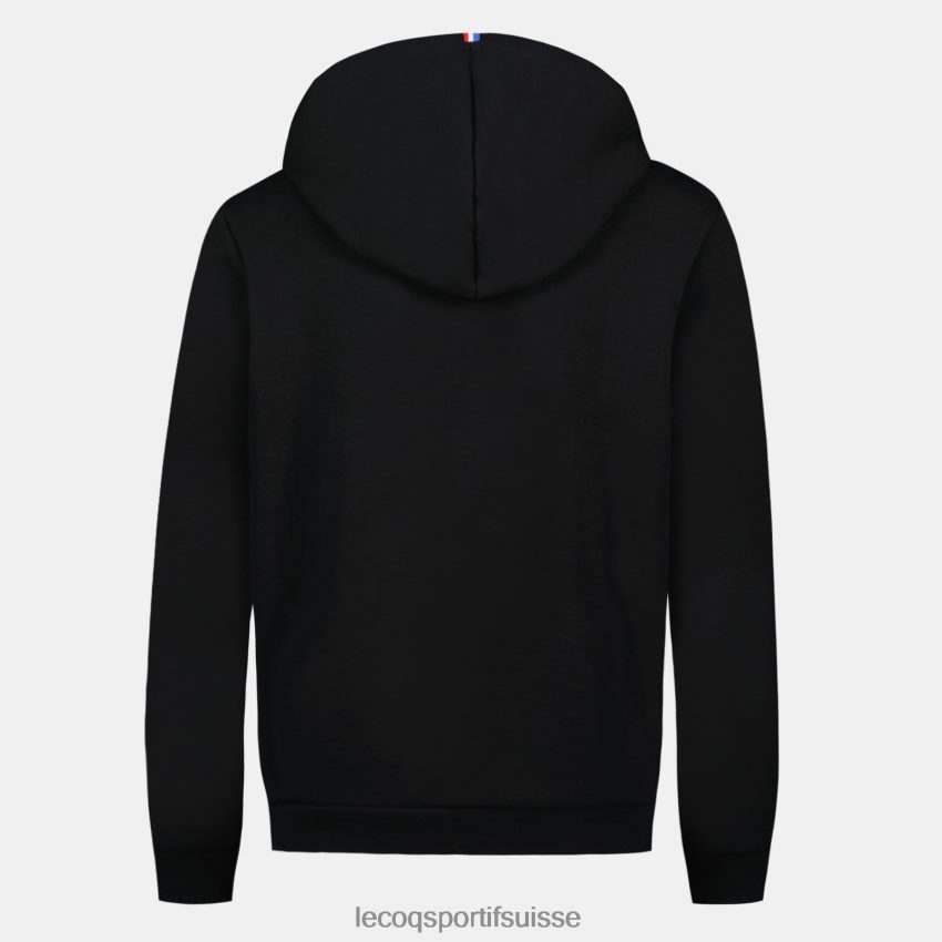 Le Coq Sportif sweat à capuche noir enfants N6N04V399 vêtements