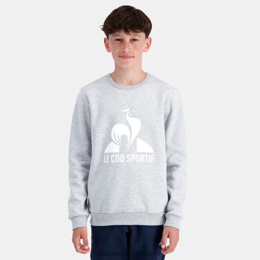 Le Coq Sportif sweat gris enfants N6N04V397 vêtements