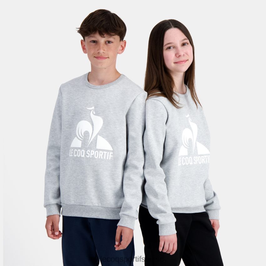 Le Coq Sportif sweat gris enfants N6N04V397 vêtements