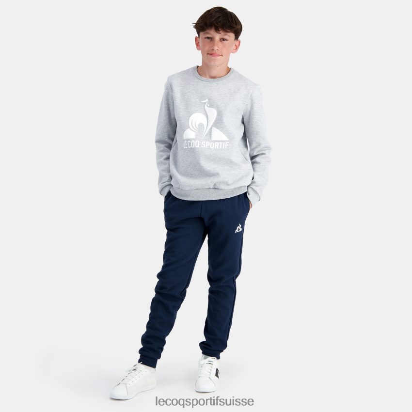 Le Coq Sportif sweat gris enfants N6N04V397 vêtements
