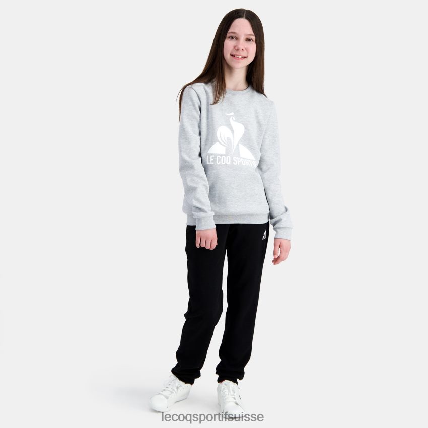 Le Coq Sportif sweat gris enfants N6N04V397 vêtements