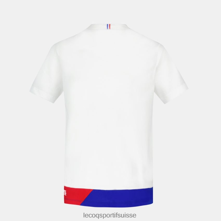 Le Coq Sportif tee-shirt blanc enfants N6N04V383 vêtements