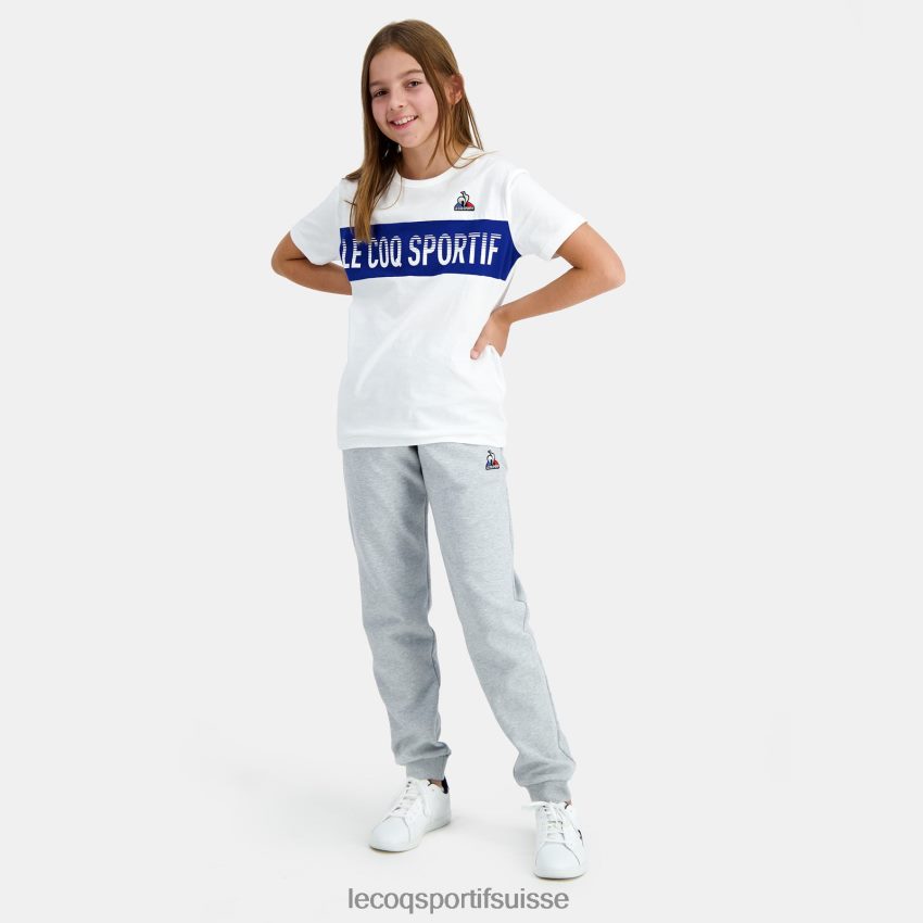 Le Coq Sportif tee-shirt blanc enfants N6N04V646 vêtements