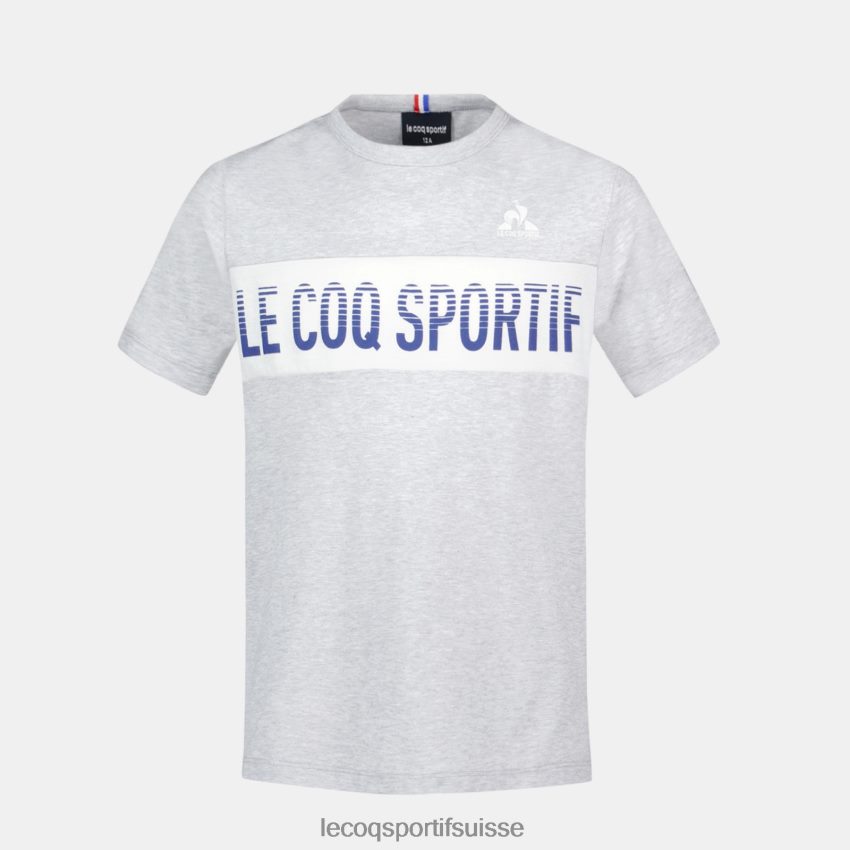 Le Coq Sportif tee shirt gris enfants N6N04V378 vêtements