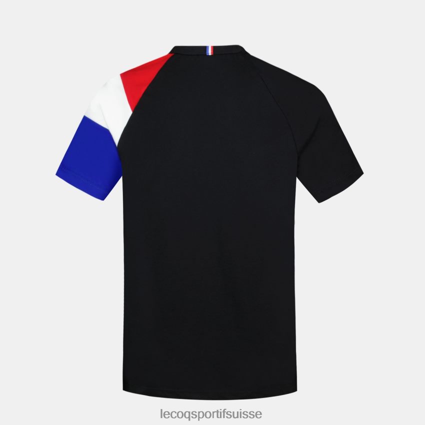 Le Coq Sportif tee shirt noir enfants N6N04V377 vêtements