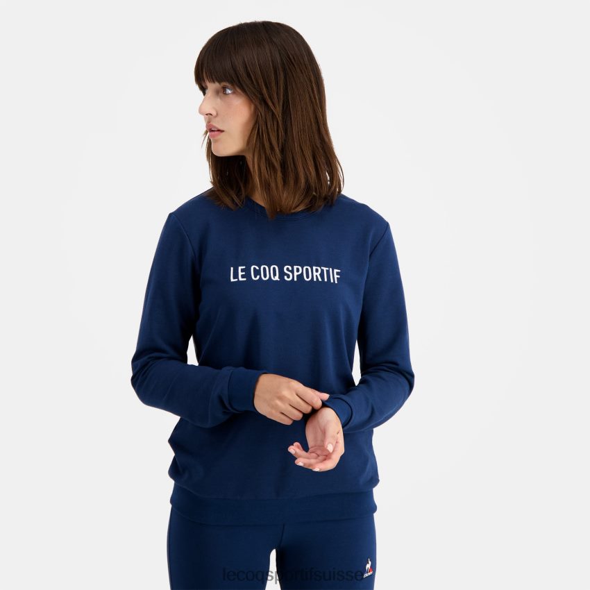 Le Coq Sportif sweat bleu femmes N6N04V597 vêtements