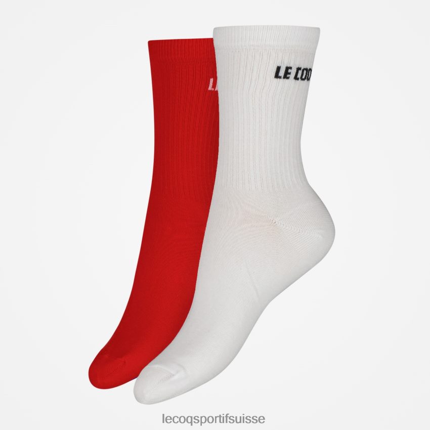 Le Coq Sportif chaussettes blanches Hommes N6N04V294 accessoires