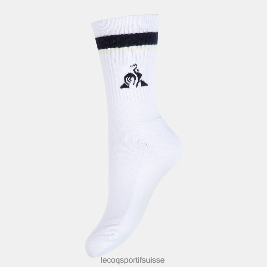 Le Coq Sportif chaussettes de football blanches Hommes N6N04V287 accessoires