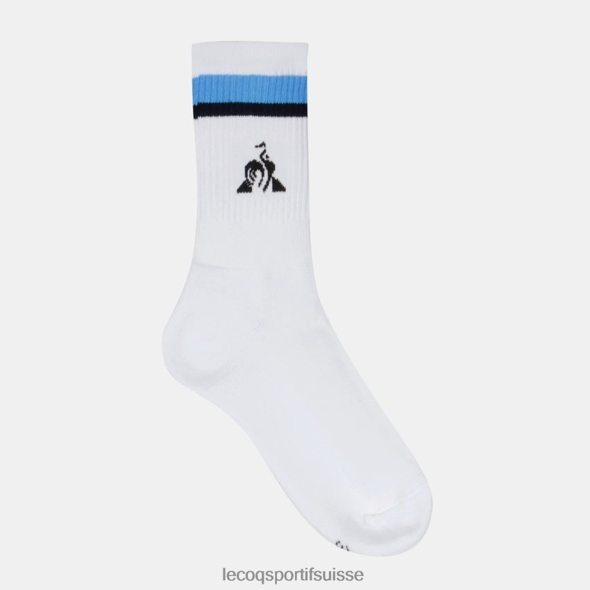 Le Coq Sportif chaussettes de football blanches Hommes N6N04V288 accessoires