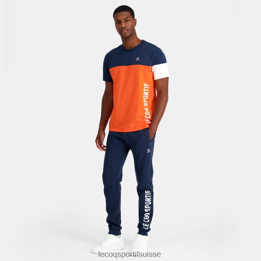 Le Coq Sportif pantalon de mode bleu Hommes N6N04V91 vêtements