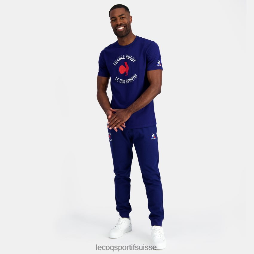 Le Coq Sportif pantalon - france rugby bleu Hommes N6N04V87 vêtements