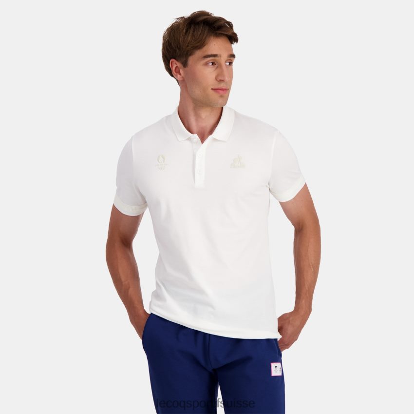 Le Coq Sportif polo blanc Hommes N6N04V130 vêtements