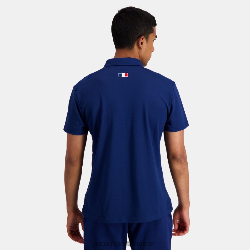 Le Coq Sportif polo bleu Hommes N6N04V138 vêtements
