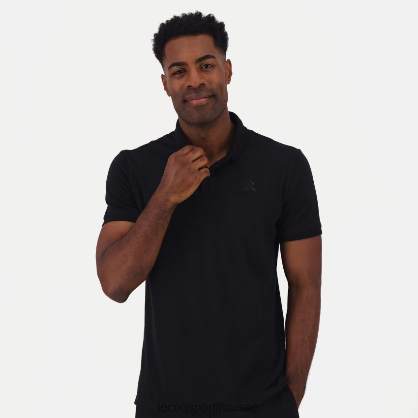 Le Coq Sportif polo noir Hommes N6N04V129 vêtements