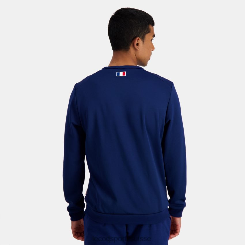 Le Coq Sportif sweat bleu Hommes N6N04V38 vêtements