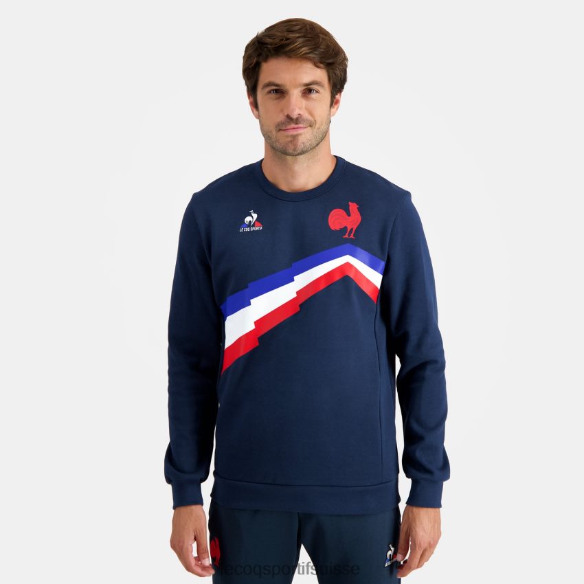 Le Coq Sportif sweat bleu Hommes N6N04V470 vêtements