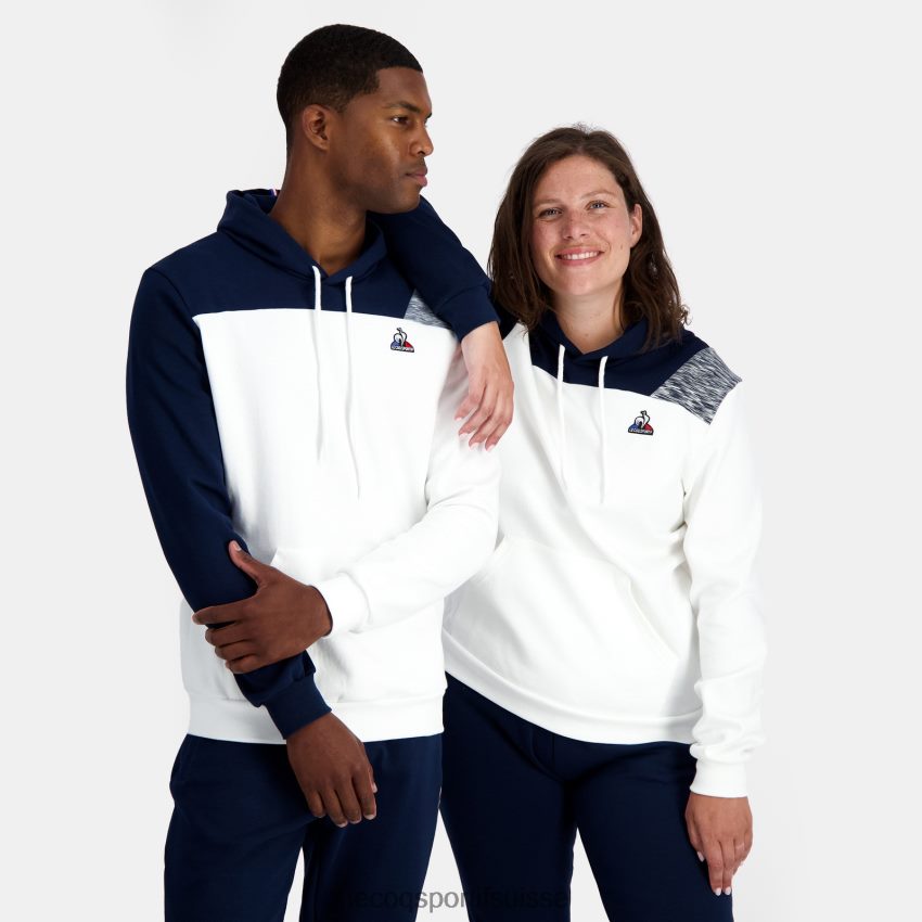 Le Coq Sportif sweat à capuche blanc Hommes N6N04V20 vêtements