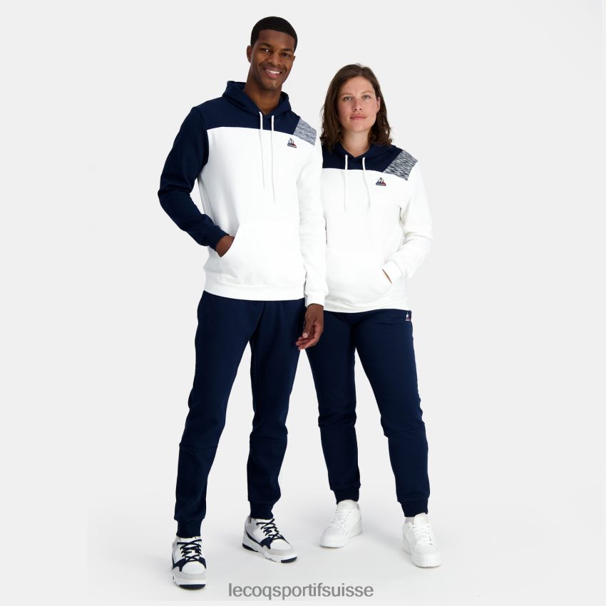 Le Coq Sportif sweat à capuche blanc Hommes N6N04V20 vêtements