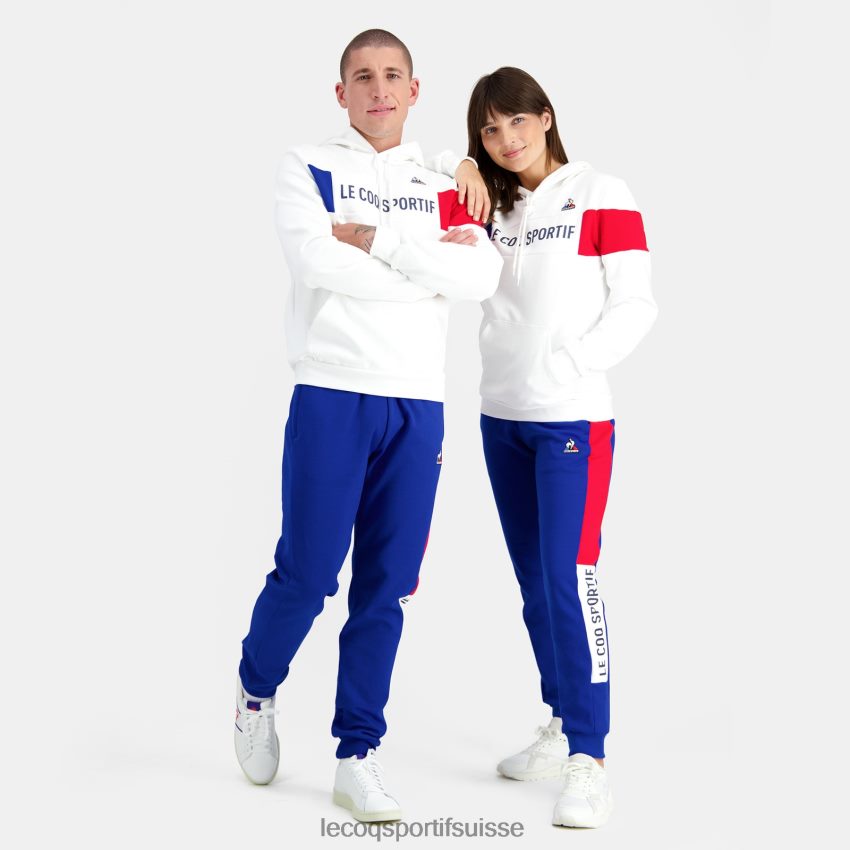 Le Coq Sportif sweat à capuche blanc Hommes N6N04V454 vêtements