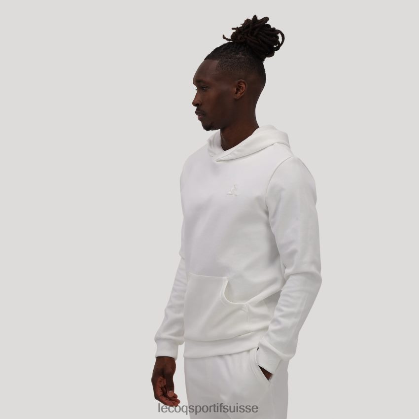 Le Coq Sportif sweat à capuche blanc Hommes N6N04V495 vêtements
