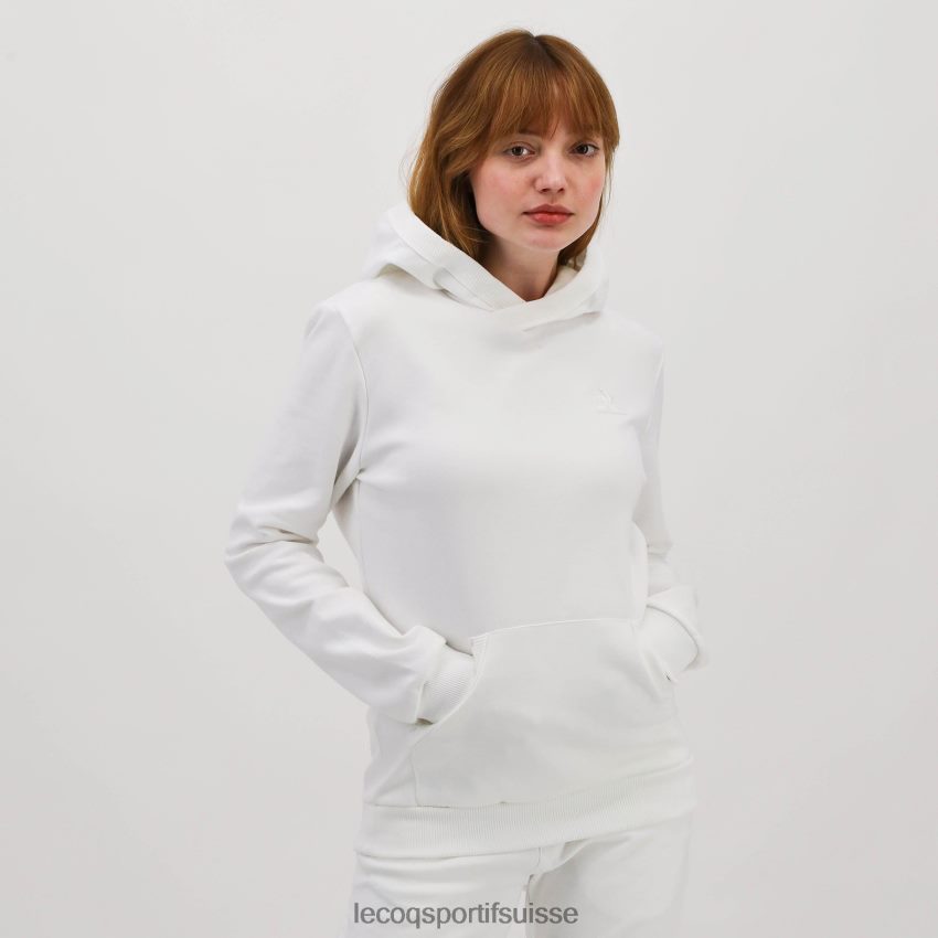 Le Coq Sportif sweat à capuche blanc Hommes N6N04V495 vêtements