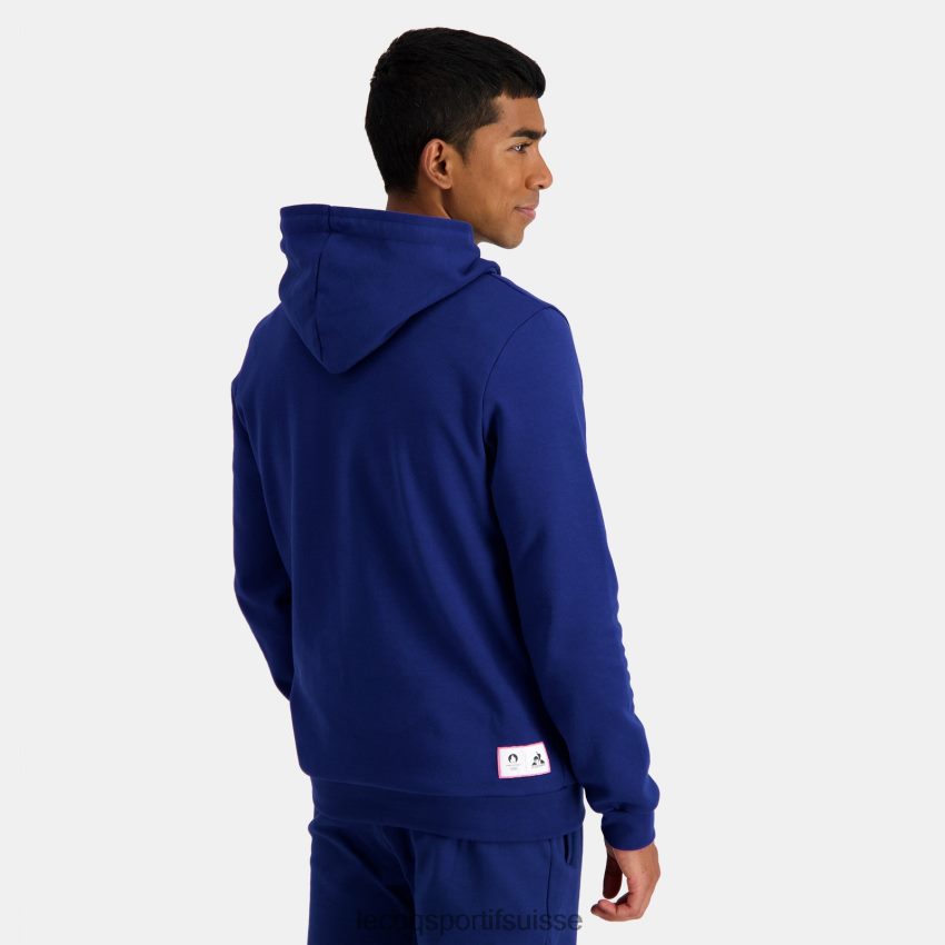 Le Coq Sportif sweat à capuche bleu Hommes N6N04V31 vêtements