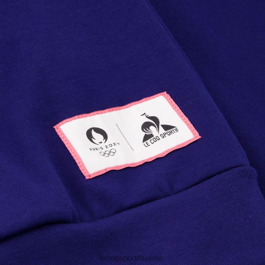 Le Coq Sportif sweat à capuche bleu Hommes N6N04V31 vêtements