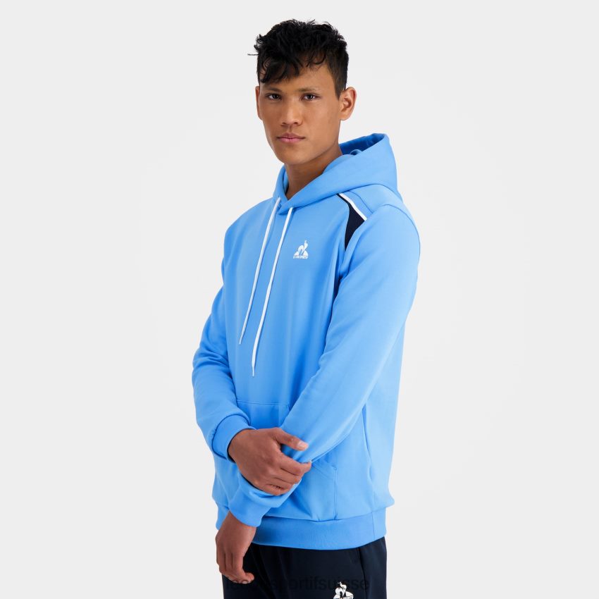 Le Coq Sportif sweat à capuche bleu Hommes N6N04V36 vêtements