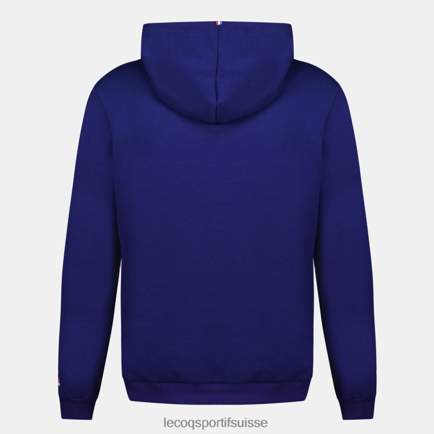 Le Coq Sportif sweat à capuche - france rugby bleu Hommes N6N04V27 vêtements