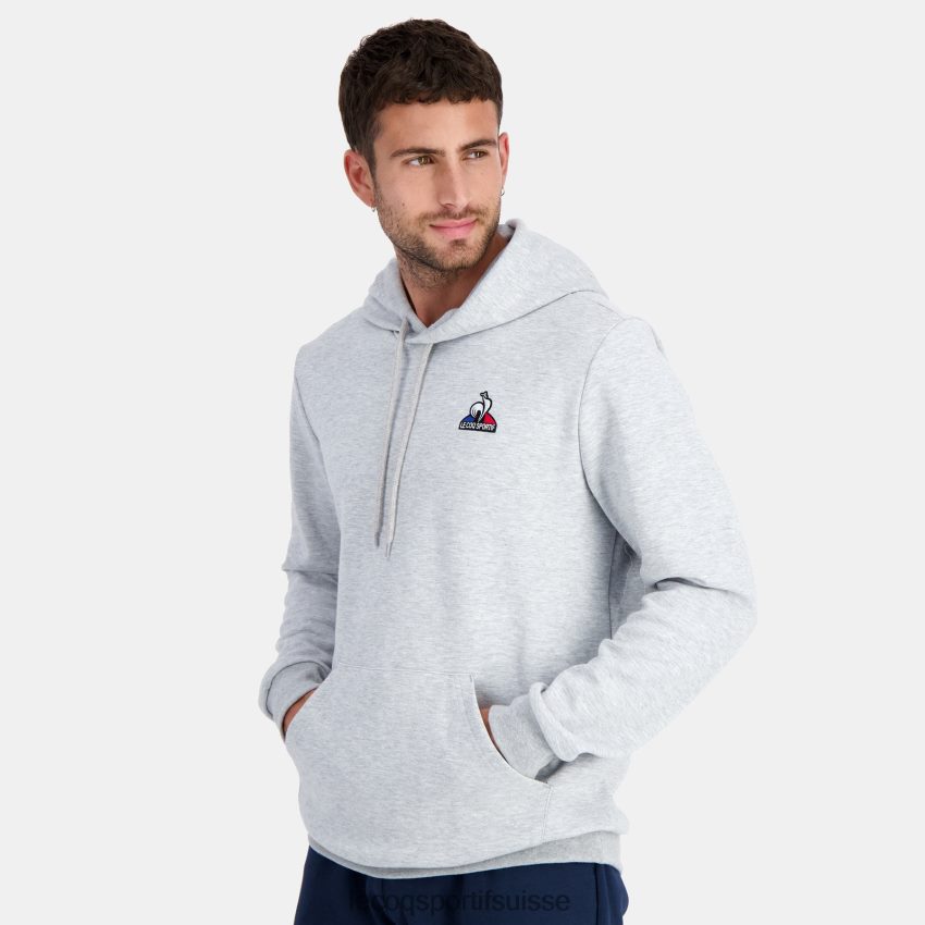 Le Coq Sportif sweat à capuche gris Hommes N6N04V63 vêtements