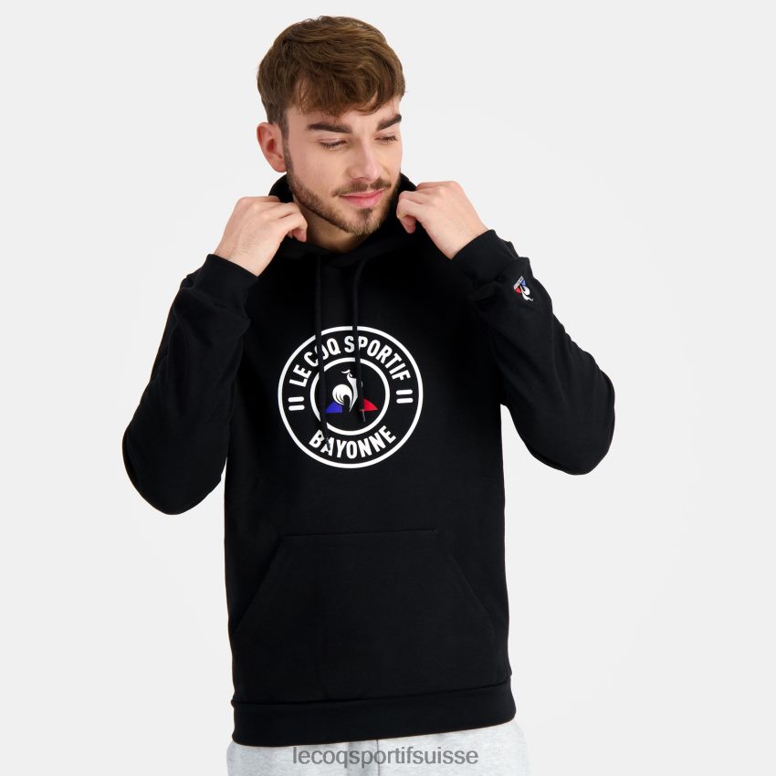 Le Coq Sportif sweat à capuche noir Hommes N6N04V41 vêtements
