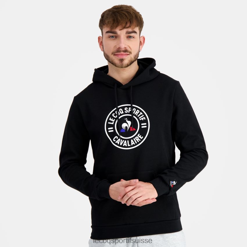 Le Coq Sportif sweat à capuche noir Hommes N6N04V45 vêtements