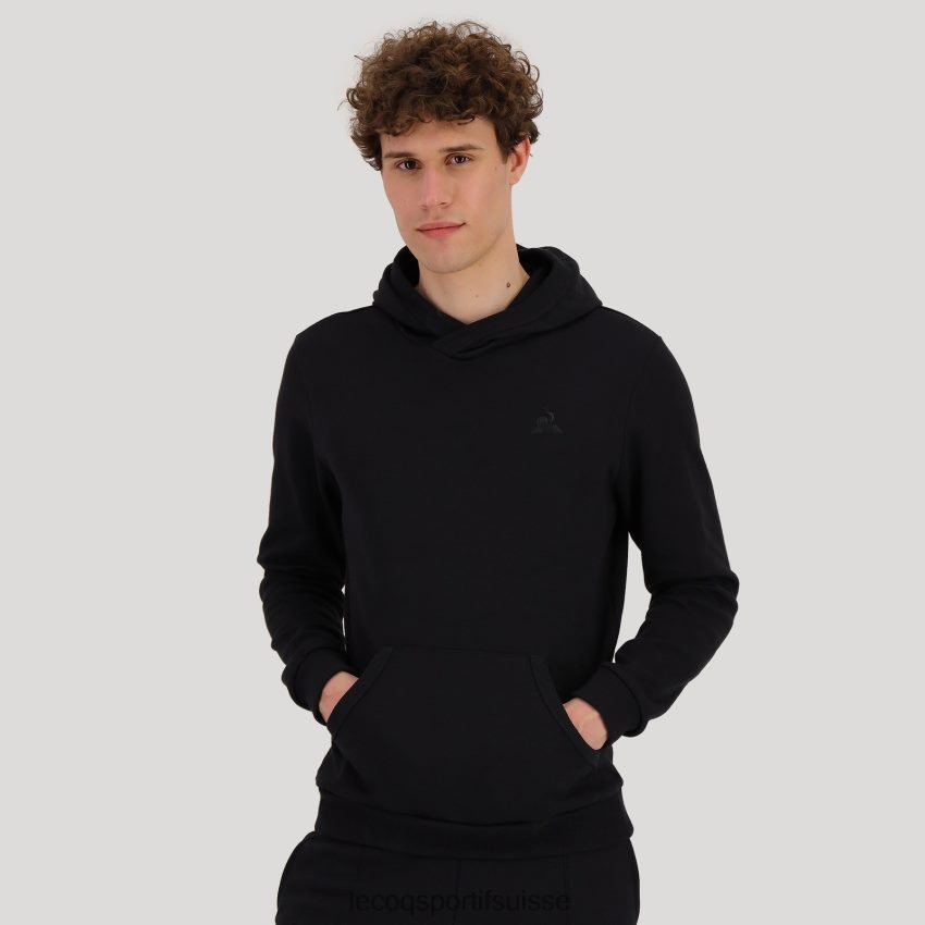 Le Coq Sportif sweat à capuche noir Hommes N6N04V493 vêtements