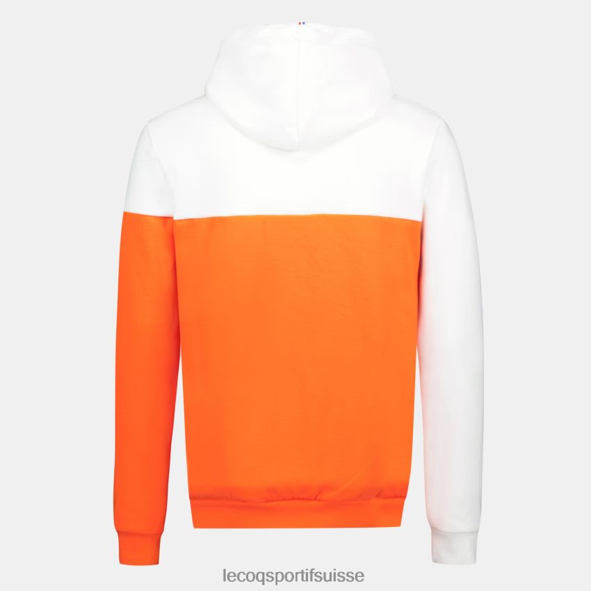 Le Coq Sportif sweat à capuche orange Hommes N6N04V18 vêtements