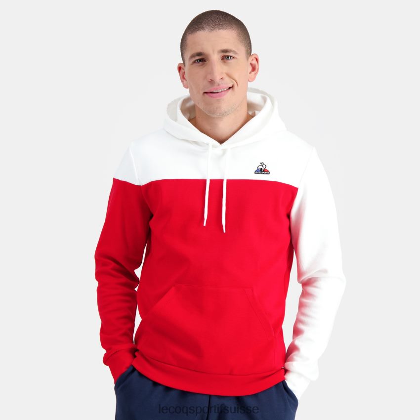 Le Coq Sportif sweat à capuche rouge Hommes N6N04V435 vêtements