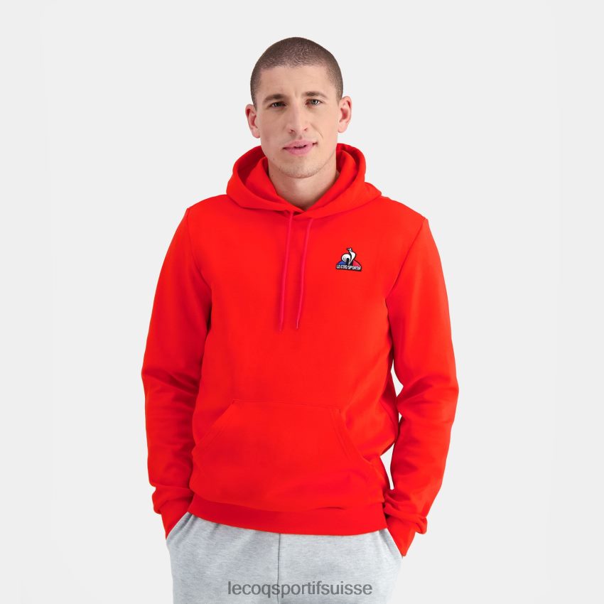 Le Coq Sportif sweat à capuche rouge Hommes N6N04V53 vêtements