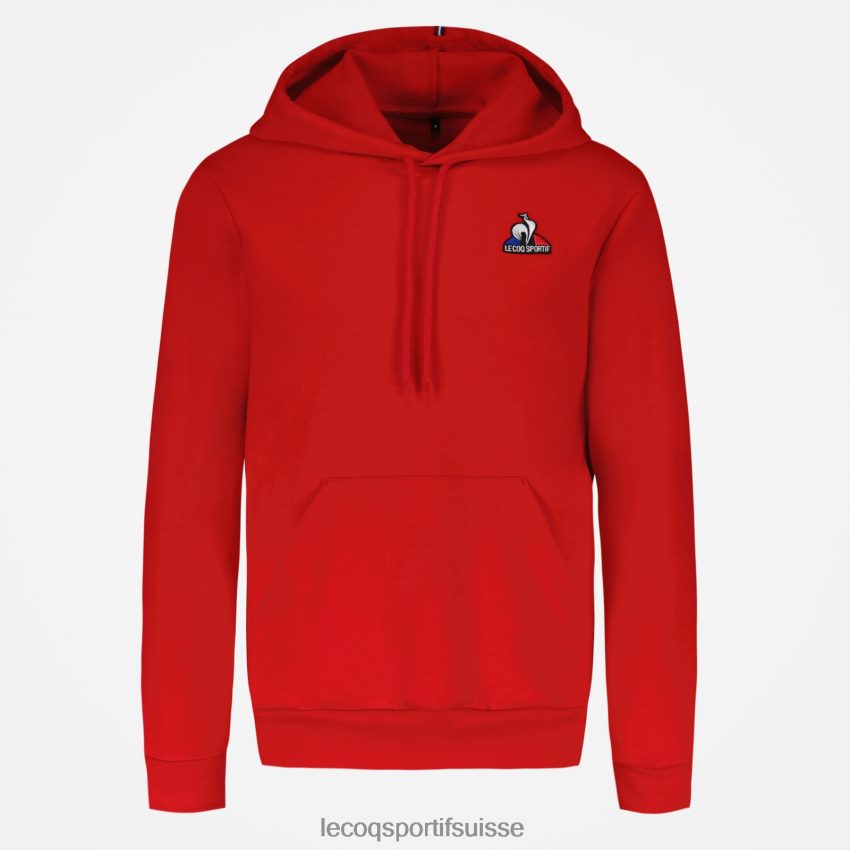 Le Coq Sportif sweat à capuche rouge Hommes N6N04V59 vêtements