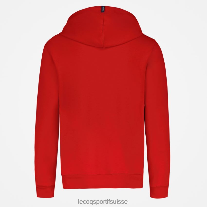 Le Coq Sportif sweat à capuche rouge Hommes N6N04V59 vêtements